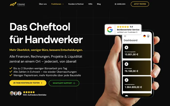 Startseite von Finanz-Controller