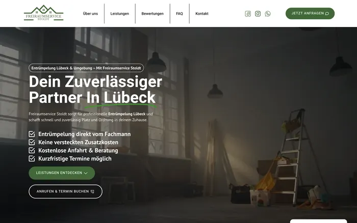 Startseite von Freiraumservice Stoldt